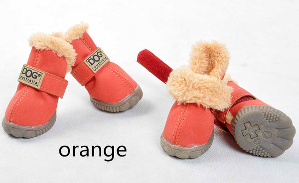 Tan Fur Winter Boots