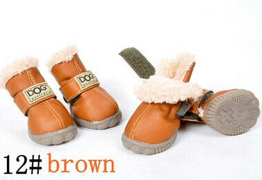 Tan Fur Winter Boots