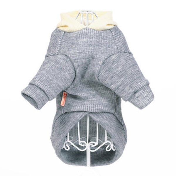 Ribbed Pom Pom Hoodie