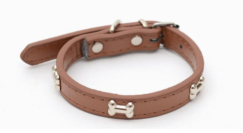Leather Bone Collar