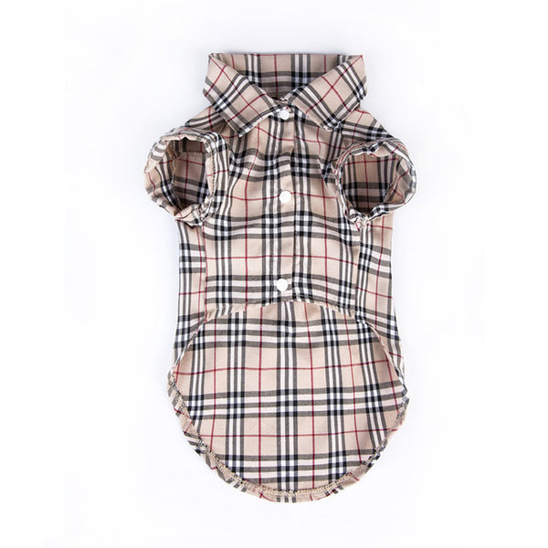 Short Sleeve Plaid Fleece