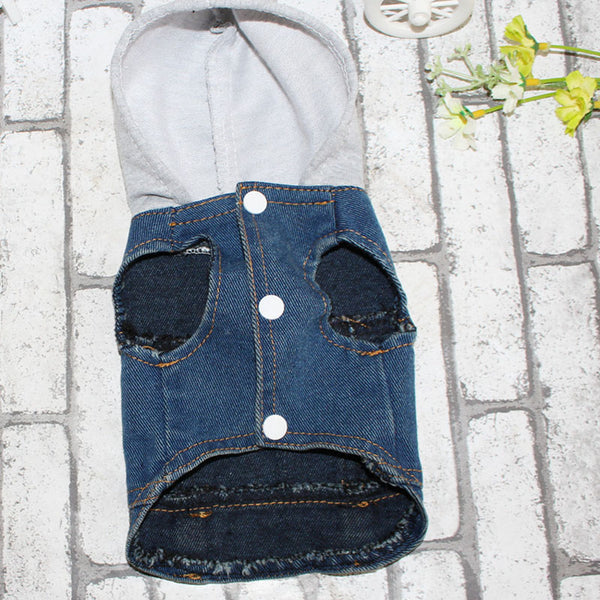 Hooded Denim Jacket