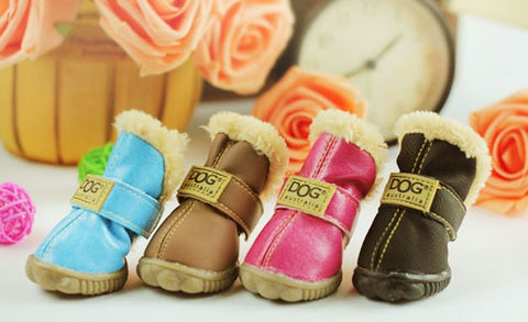 Tan Fur Winter Boots